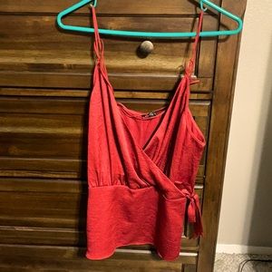 Red orange  blouse brand new with tags